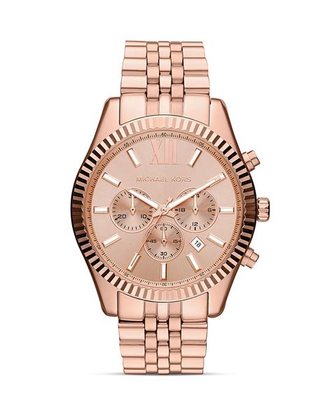 mens michael kors rose gold watch|Michael Kors Watch 250300.